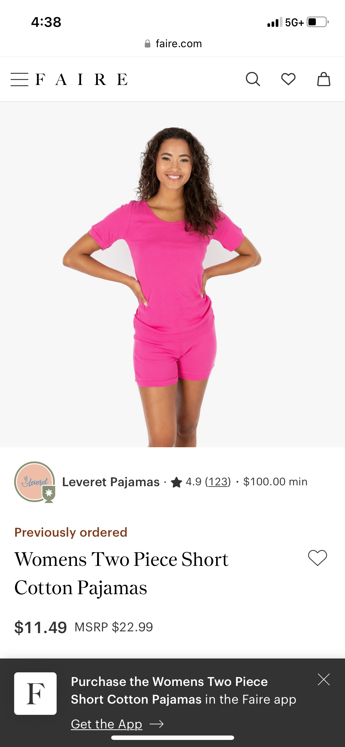 “I AM PROTECTED” PINK pajama set