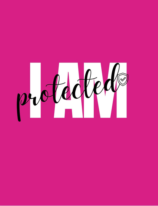 “I AM PROTECTED” PINK pajama set